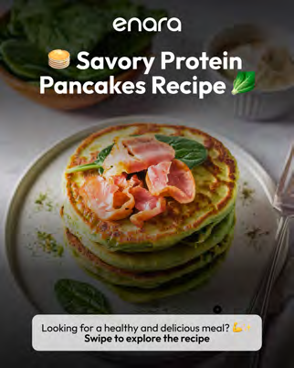 Instagram post example: pancake recipe cover